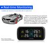 CAREUD U903 Беспроводная система контроля давления в шинах TPMS для автомобиля с 4 внутренними сменными батарейными датчиками, ЖК-дисплей