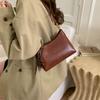 Модная ретро маленькая сумка 2025 новая простая и универсальная сумка-мессенджер высококлассная женская широкополосная наплечная сумка-ведро