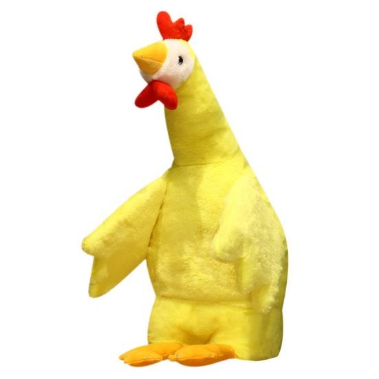 Плюшевая игрушка Цыпленок Белый Желтый Курица Плюшевая Игрушка Набивная Курица Животное Кукла Подушка Дом Офис