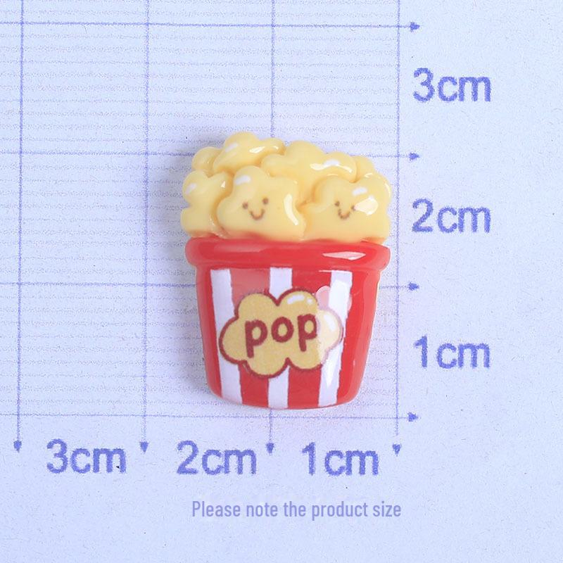 Глянцевые мультяшные аксессуары из смолы: Заколка для волос, повязка на голову, чехол для телефона, подвески для обуви, магниты на холодильник