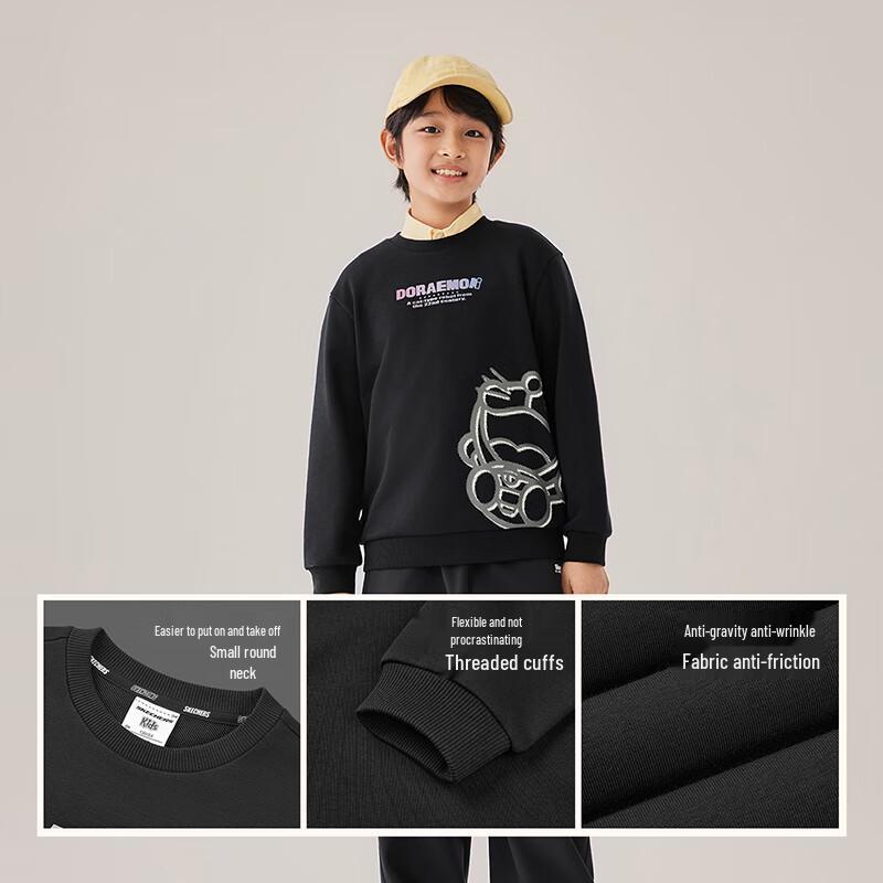 Skechers 2025 Doraemon Kids' Hooded Sweatshirt