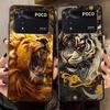 Чехол для Xiaomi Poco F8 X3 X4 X5 X7 Pro C75 C50 C61 M3 M4 M7 Pro C71 F3 F1 M5 Funda Чехол для телефона Крутой Тигр Лев