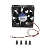 12cm Cooling Fan 120x38mm 6000rpm 12V 2.7A 4pin FG DC Brushless PWM Black Computer Case Fan for Camera Servers
