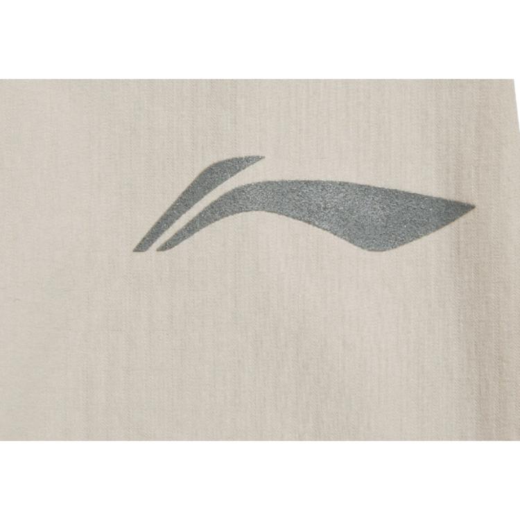 Li Ning Running Series однотонная застегивающаяся на молнию стойка воротник удобная дышащая спортивная ветровка женская верхняя одежда пыльно-серый AFDU166-1