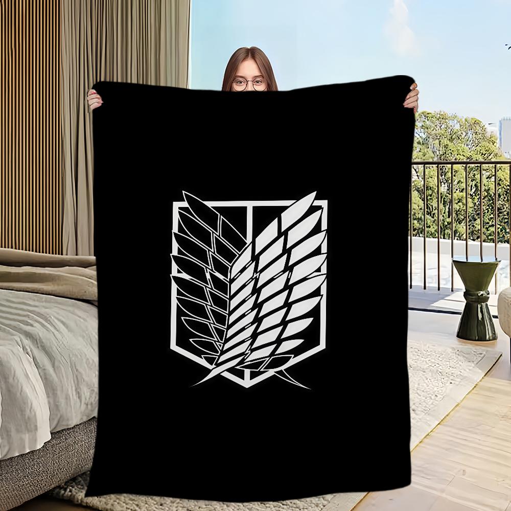 Аниме А-Атака на Т-Титана Крутой Плед Мягкий Удобный Плюшевый для Сна Подходит Для Гостиной Офиса Спальни День Рождения Дом Детский Подарок