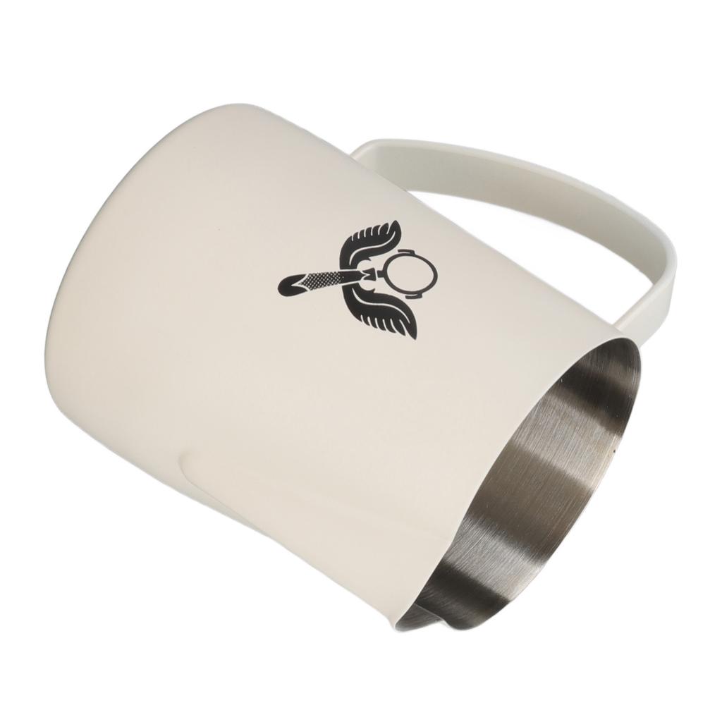 Питчер для вспенивания молока из нержавеющей стали 304 с ручкой для приготовления кофе, 600 мл