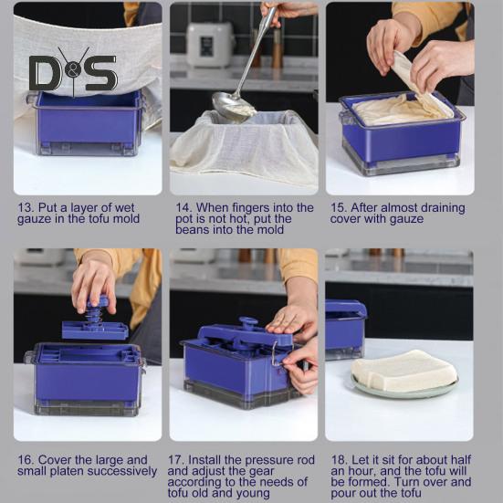 2 в 1 тофу, пищевой материал, пресс для тофу, посудомоечная машина, безопасная машина для сыра, тофу, пресс-форма, кухонный инструмент «сделай сам»