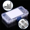 ABWR-1360 шт. M3 Винт с шестигранной головкой Гайка Нержавеющая сталь M3 Винты Гайки Набор ассортимента Крепеж