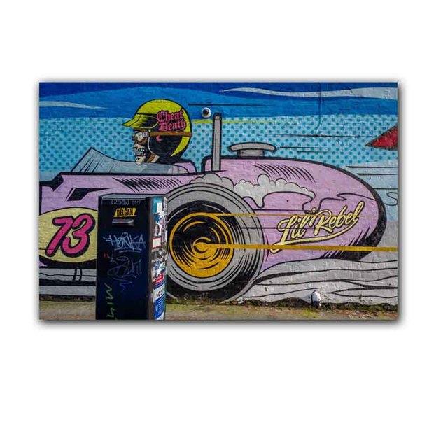 Настенная живопись Бэнкси, уличное граффити, культура, постер, портрет знаменитости, картина маслом, картина на холсте, украшение дома, фреска, без рамки