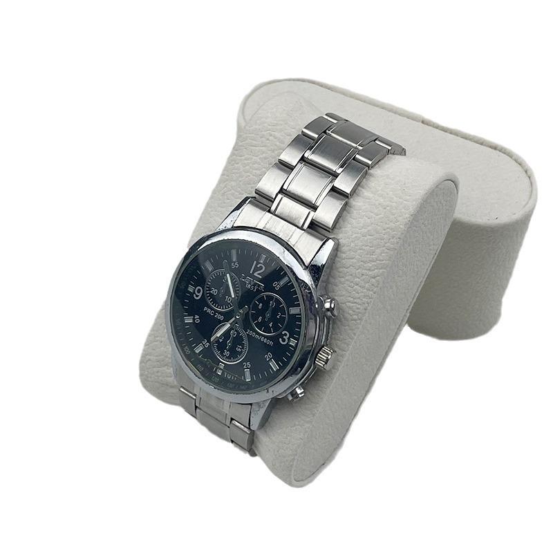 Универсальная бархатная кожаная коробка для часов и держатель-подушка для механических наручных часов