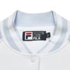 Fila Вязаная бейсбольная куртка с длинным рукавом Color Block для женщин, куртки, Солнечно-синий F11W249501F-LB