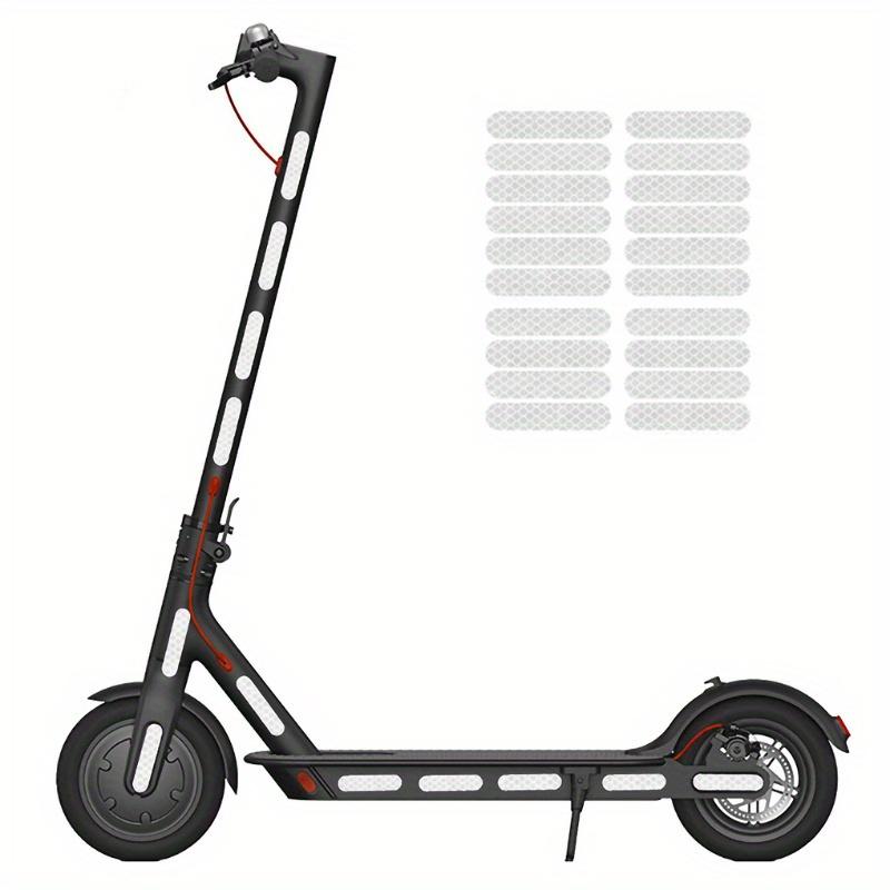 Светоотражающие наклейки на колеса самоката - Боковые предупреждающие светящиеся пленочные наклейки, Аксессуары для улучшения видимости и безопасности во время поездок