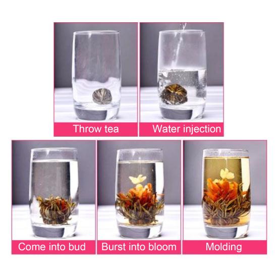 Yousheng Handmade Flowering Tea Balls Экологичные натуральные травы Роскошные цветущие чайные цветы Китайский зеленый чай