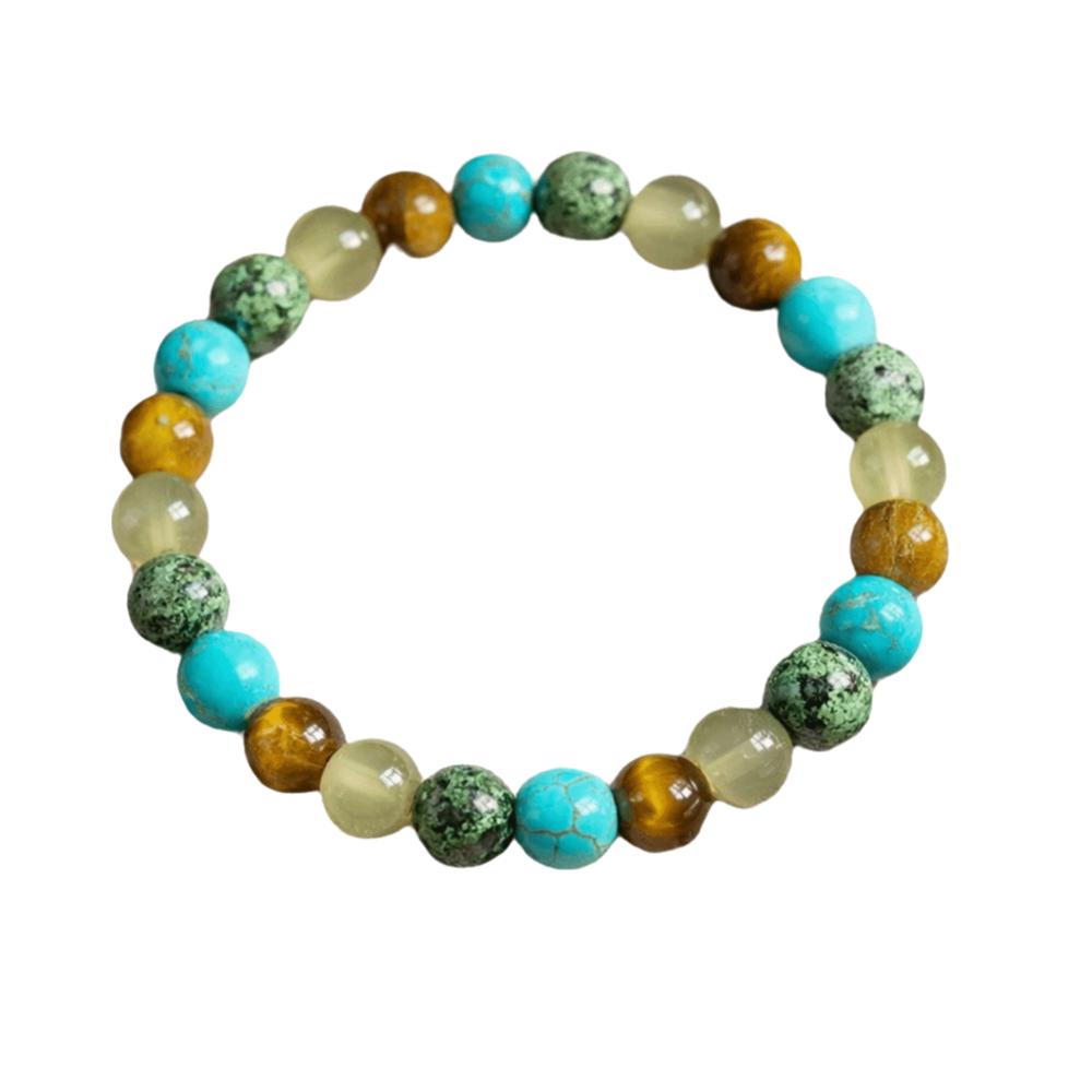 Patchwork Bracelet for Women Bohemian Wrist Chain Stone Beaded Bracelet Ladies Jewelry