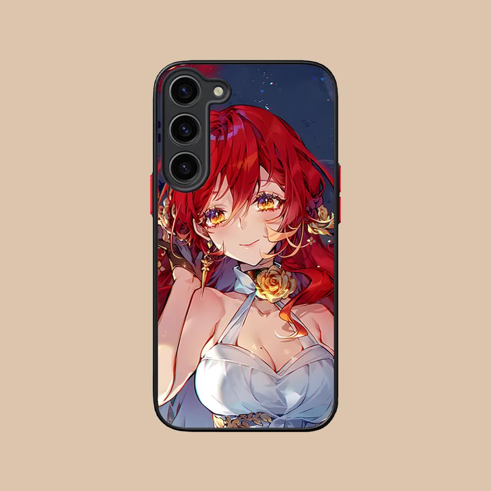 HSR Himeko Silicone Mobile Phone Case for Samsung Galaxy S26 S25 S24 S23 S22 S21 Plus FE Ultra Colorful Cover