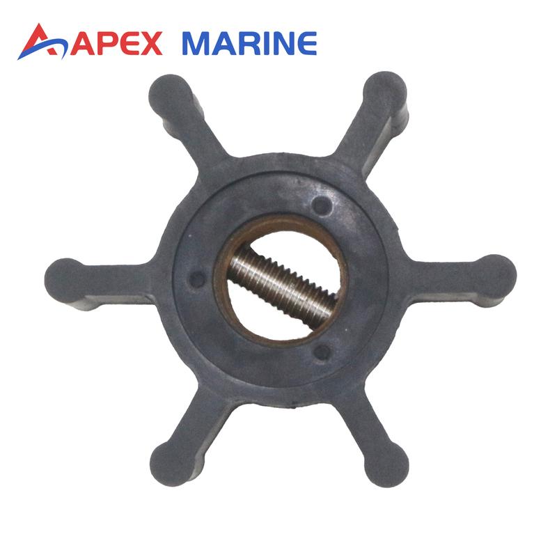 Impeller with O-ring Maintenance Set for Yanmar Marine Engine Sea Water Pump 128377-42500 128397-42500 and Johnson Pump 10-24509