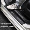 YAQG2 For Alfa Romeo STELVIO Giulia 159 Giulietta 147 Mito 156 MTO Sportiva Car Sill pedal Rear Bumper Protection Stickers Accessories