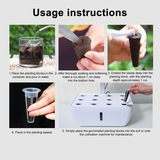Набор для гидропоники с семенами и корзинами для посадки, более 350 семян, включая базилик, петрушку, кинзу, многоразовые пластиковые корзины, принадлежности для гидропонной посадки