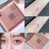 Nine Color Eyeshadow Tray Pearl Flash Matte Ground Color Contouring Tray Lasting Waterproof and Sweat Resistant Student Cosmetics Beauty Products