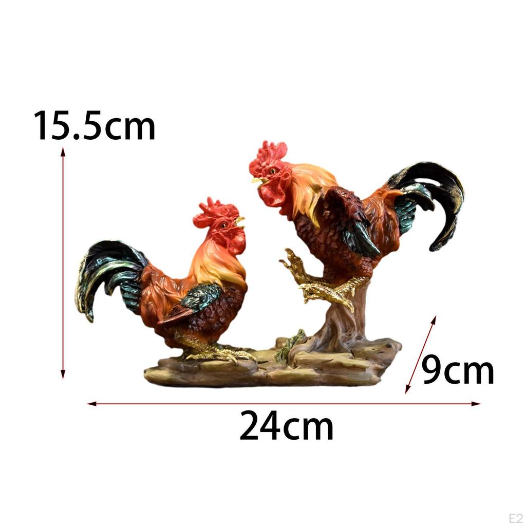 Статуэтка цыпленка, скульптура из смолы, животное для отеля, офиса, вечеринки, домашнего декора, стола