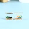 Dollhouse Mini Fish Tank Diy Resin Transparent Goldfish Tanks Miniature Decor