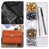 100 Sets Rivet with Fixing Tool Kit Stylish Durable DIY Craft Clothing Repair Rivets for Home Sewing Shop