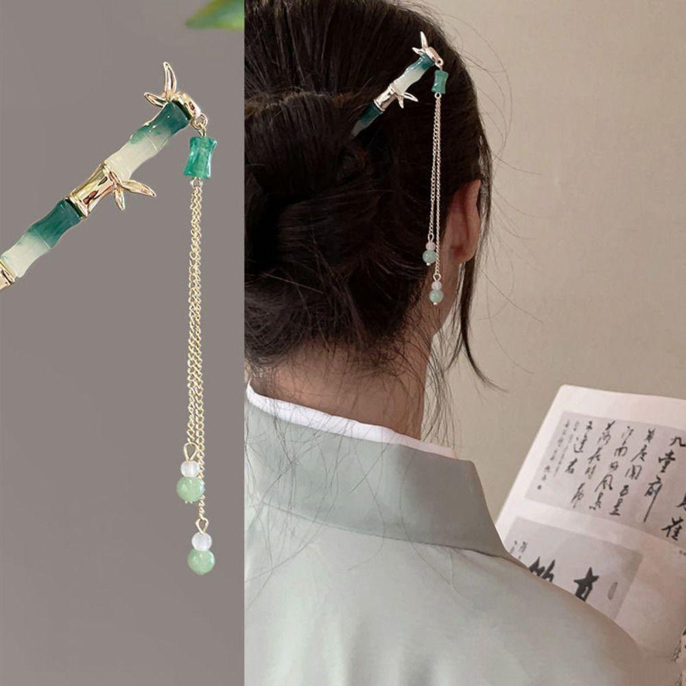 Accessories For Girl Tassel  Hair Stick Metal Hairpin Hanfu Hair Fork Chinese Style Headwear