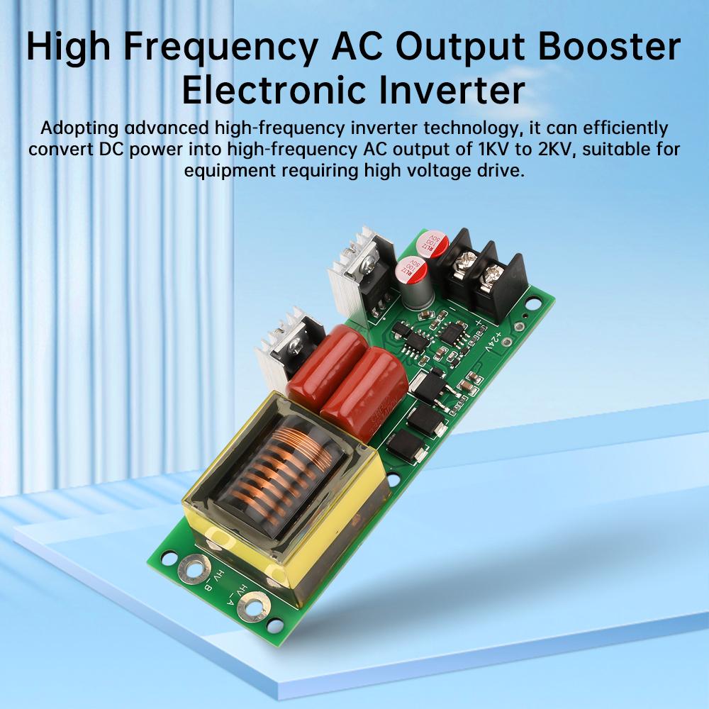 12V/24V to 1KV/2KV High Frequency AC Output Booster Electronic Inverter High Voltage Multiplier Power Module