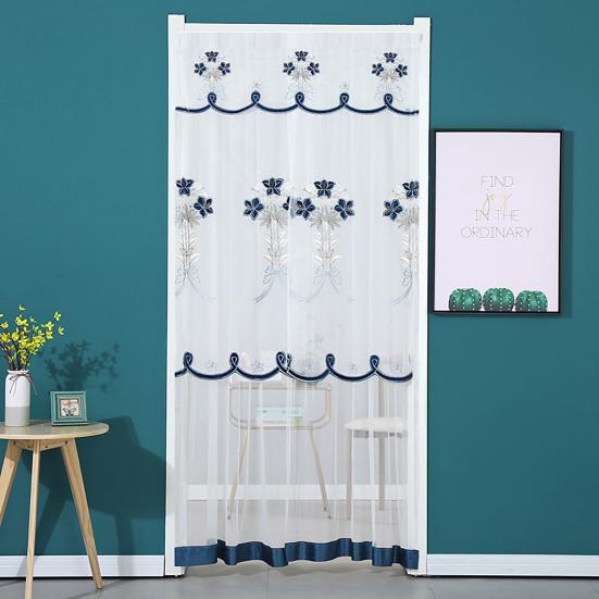 Дверная перегородка, драпировка, двухслойная сетка, декоративная лента для крепления, летняя перегородка для гостиной, спальни, перегородка для конфиденциальности, занавеска, товары для дома