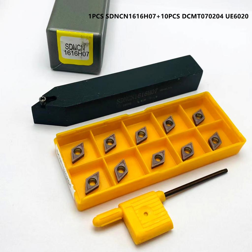 SDNCN1010H07 SDNCN1212H07 SDNCN161H07 SDNCN2020K07 Наружный держатель инструмента для транспортного средства.dcmt070204 Твердосплавный вставной инструмент для токарного станка с ЧПУ