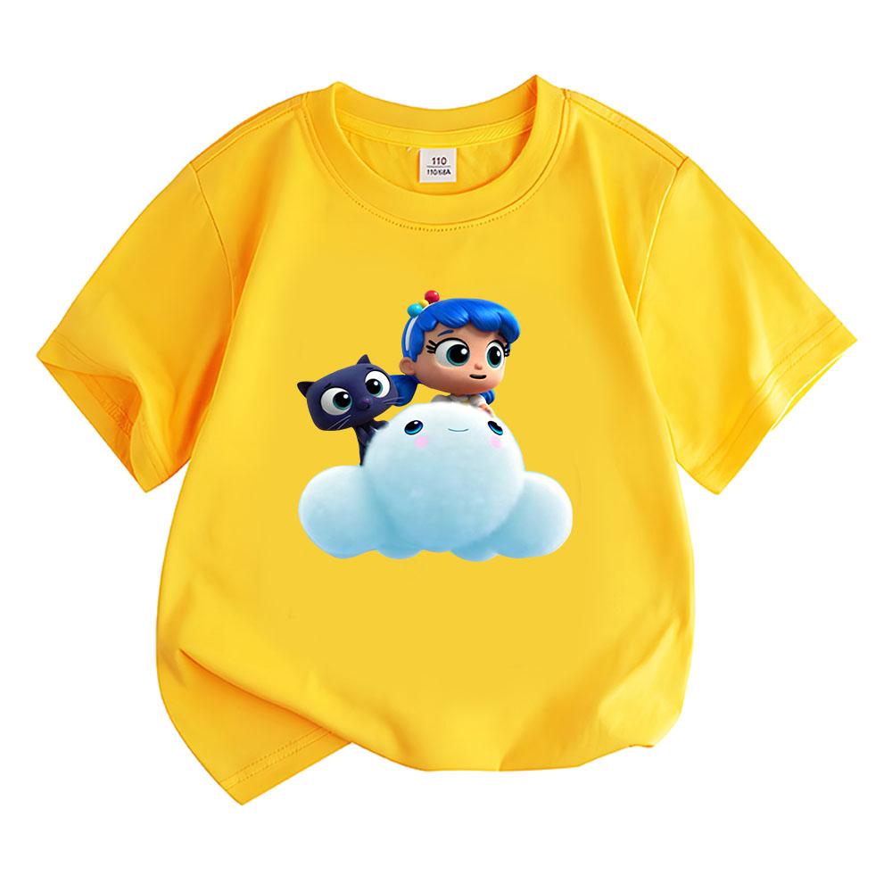 100% Cotton True and The Rainbow Kingdom Children's T-shirt Cute Cartoon Anime Tees Print Kids Tops O-neck Comic Toddler Summer clothes Funny T-shirt