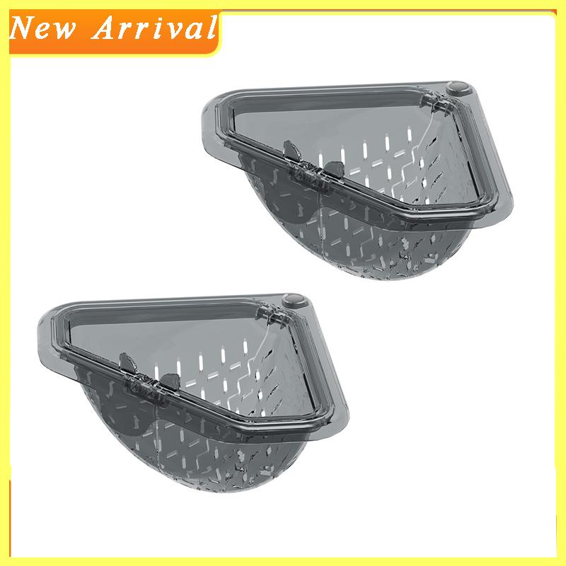 Сливное сито-корзина для раковины, отдельное, противоутечка, треугольная форма, дуршлаг с держателем для магнитов, стойка-фильтр для мусора