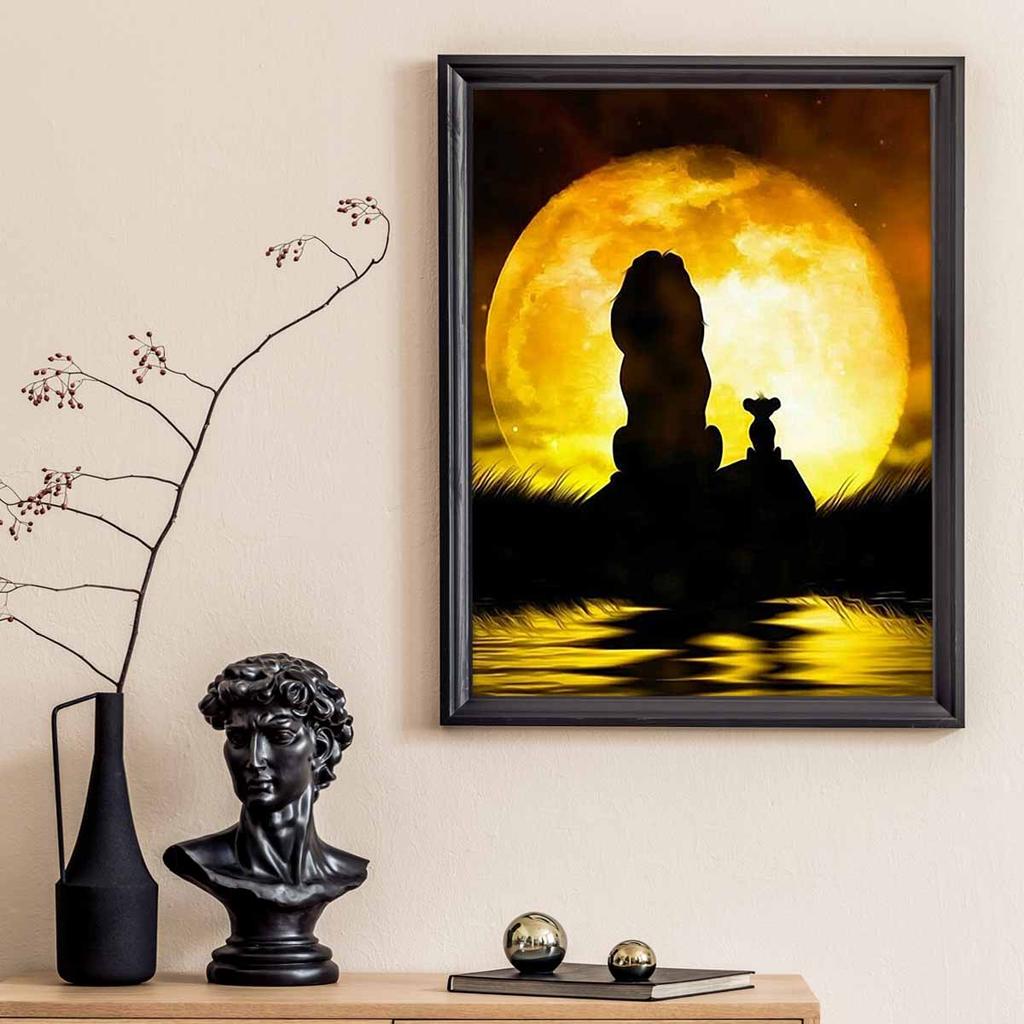 Full Round Diamond Painting The Princess's Back View Art Rhinestone Picture Mosaic DIY 5D Cross Stitch Embroidery Home Decoration