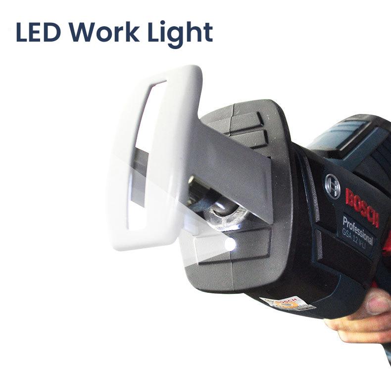 Bosch GSA 12V-LI Сабельная пила 12В Аккумуляторная сабельная пила Перезаряжаемый резак по дереву и металлу с 2 режущими лезвиями 1 литиевая батарея