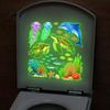PVC Coral Wall Decorations Ocean Themed Glow in The Dark Toilet Seat Stickers, Waterproof Marine Life Decals for Underwater World Bathroom Decor,