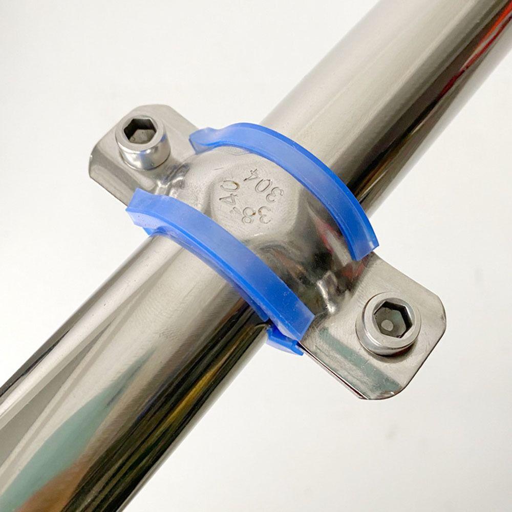 1Pcs Thickened Flat Clamp Pipe Hanger Bracket Clamp Tube Support Clip for Plumbing Support
