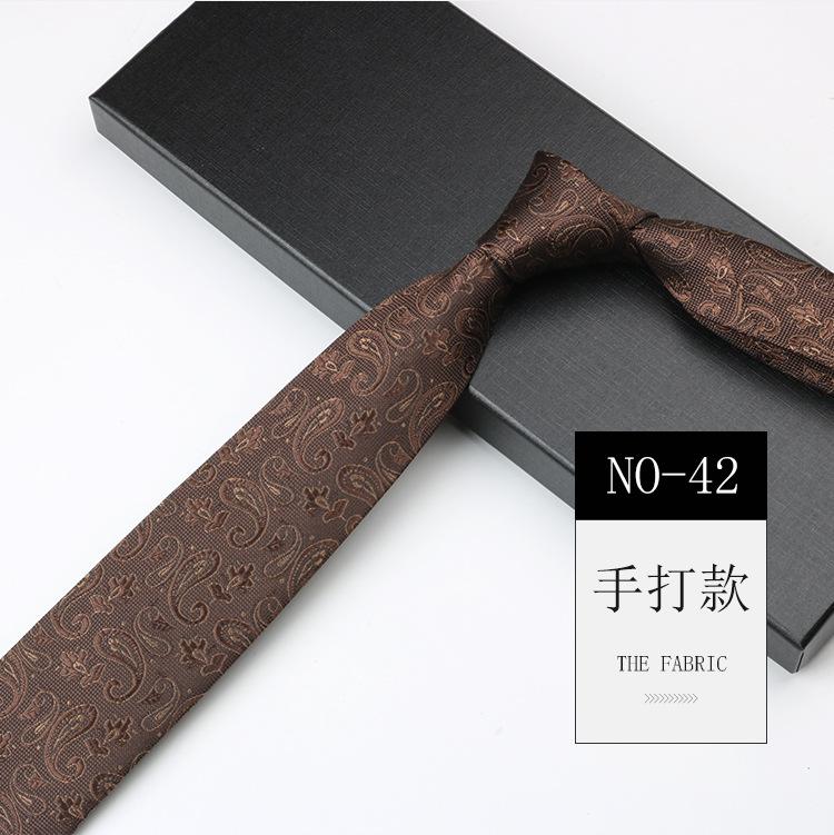 Галстук мужской жаккардовый с узором «кешью», высококлассный, в национальном стиле, ретро, узкий 7 см, ручной работы, деловой галстук для платья