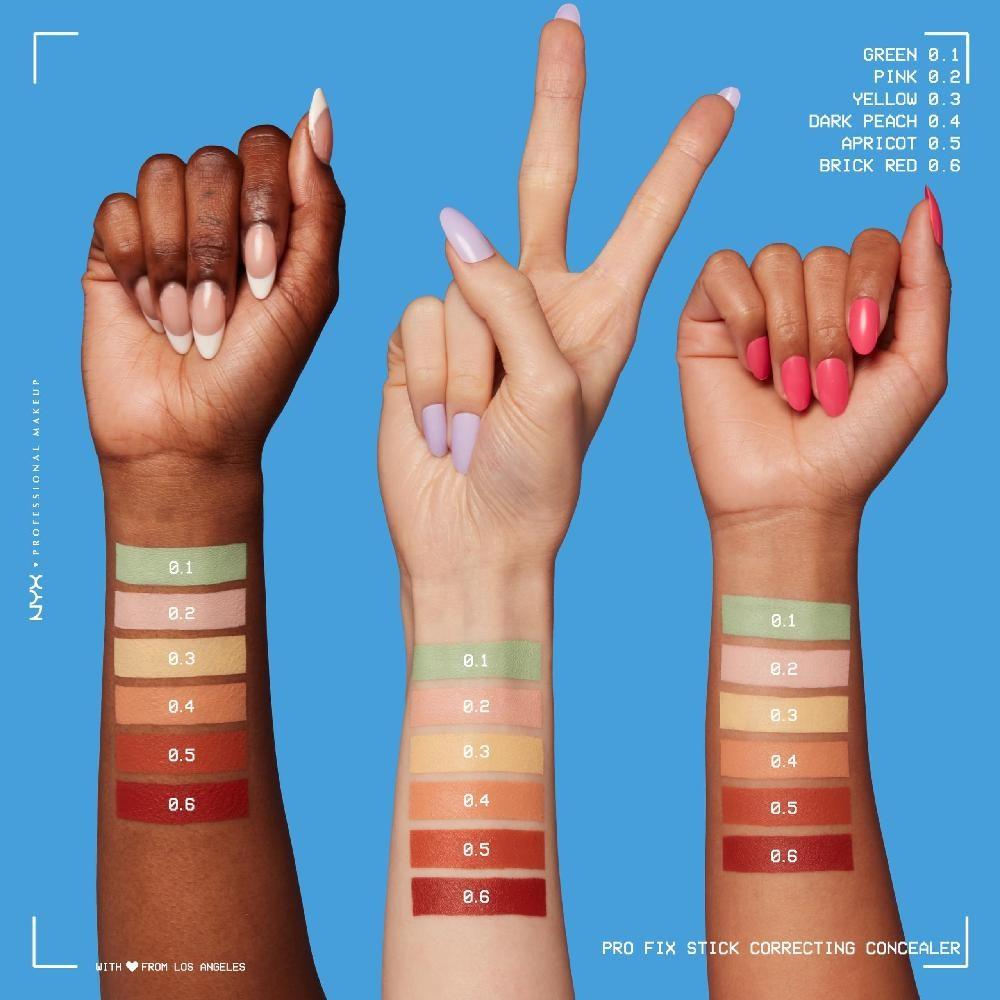 Палитра корректирующих средств Nyx Professional Makeup Concealer Color Correcting с легкой формулой 9 г