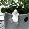 Новый Горшок для цветов-утенка Подвесные Декоративные Элементы для Края Аквариума Подвесные Украшения для Забора во Дворе