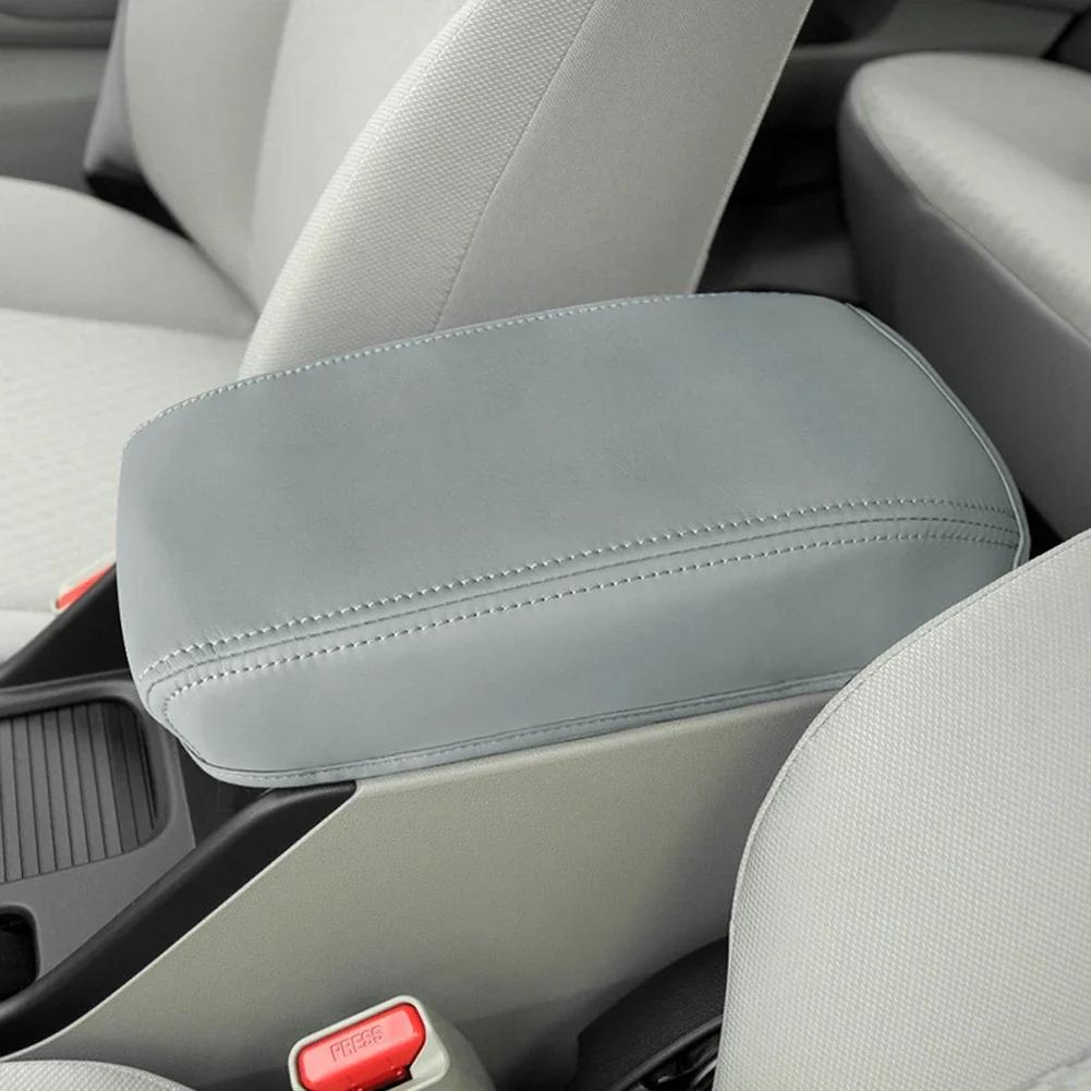 Для Honda CIVIC 9-го поколения 2012 2013 2014 2015 годов, кожаный чехол для центрального подлокотника с микрофиброй, автомобильные аксессуары для интерьера