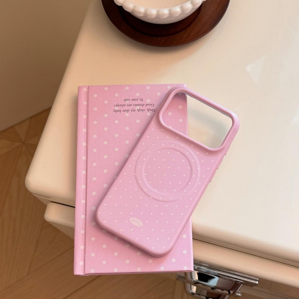 Soft film magnetic attachment applicable iPhone17Pro Apple16Phone case17Korean style15Simple13Soft Cover