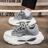 Модная мужская повседневная обувь Весенние дышащие кроссовки 2025 Весенний новый модный тренд Повседневные противоскользящие износостойкие туфли на платформе