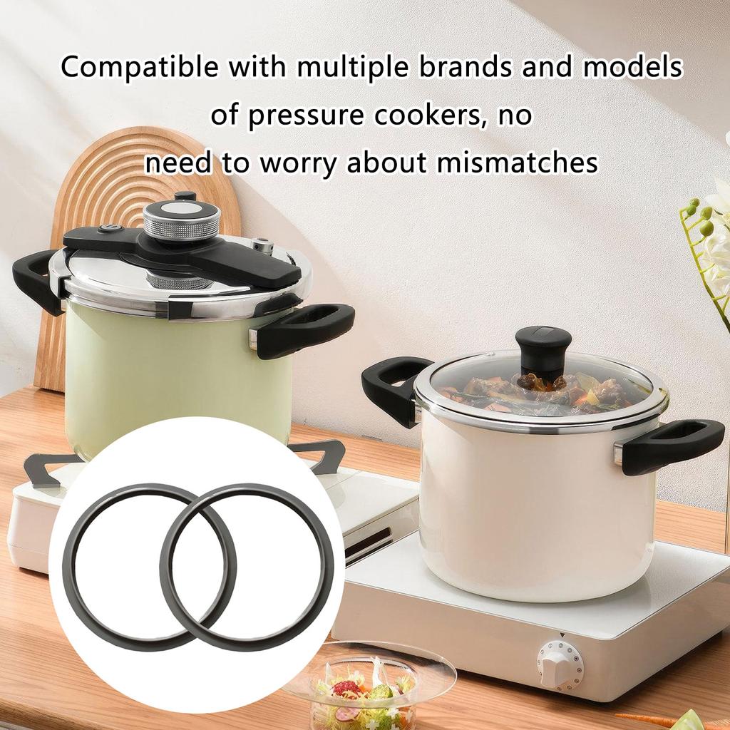 2 шт. Высокотемпературные силиконовые уплотнительные кольца для скороварки для повышения эффективности и безопасности приготовления