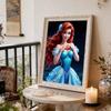 Русалочка DIY Жемчужное Искусство для Ариэль Ручной Работы Подарок Подходит для Украшения Стен Идеально Подходит как для Дома, так и для Офиса