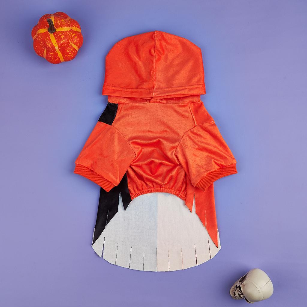 Dog Clothes Halloween Shirts Dog Doggy Pumpkin Pattern  Hoodie Dog Clothes Dog Sweatshirts Apparel Pet Party Turtleneck Puppy fo
