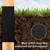 8 Pcs Fence Post Guard Waterproof Wood Post Sleeve Self-Adhesive Rot Protection Fence Post Wrap Fit for 3" To 5" Round Posts