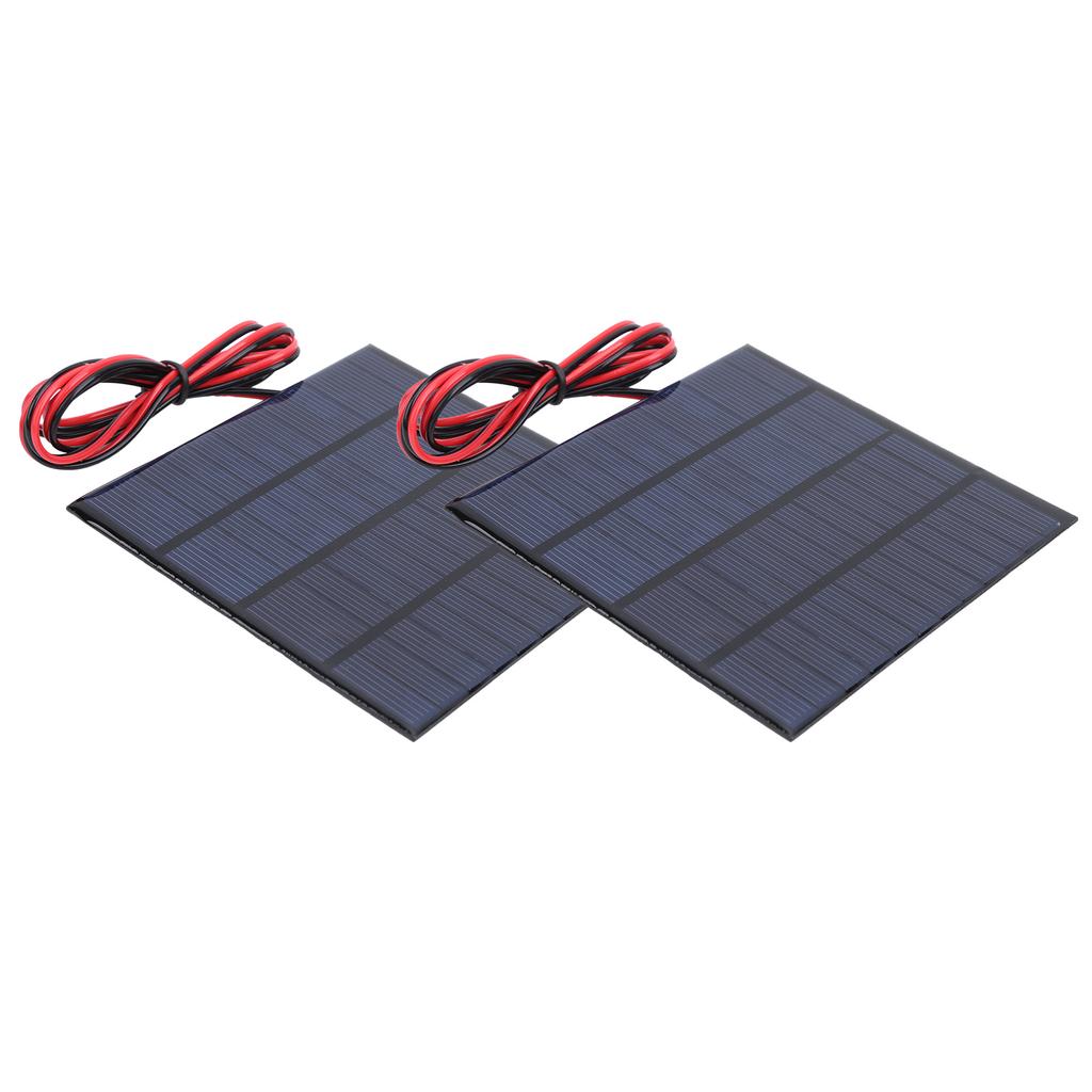 Модуль солнечной батареи 2 шт. с кабелем 1 метр, ручное управление, 12 В, 150 мА