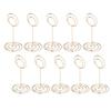 10pcs Table Number Holder Round Base Electroplating Process Elegant Cute Shape Home Ornaments for Weddings