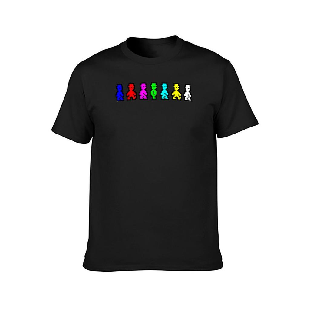 Jet Set Willy ZX Spectrum Colours T-Shirt kawaii clothes blanks customs anime slim fit t shirts for men