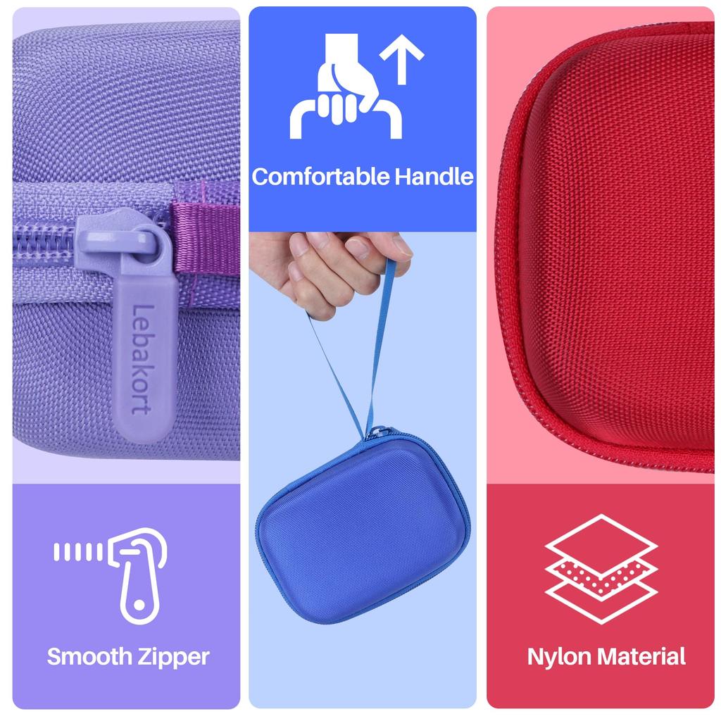 Цифровая камера KODAK PIXPRO FZ55 FZ45 Zoom совместима с футляром для хранения Lebakort (Фиолетовый чехол)